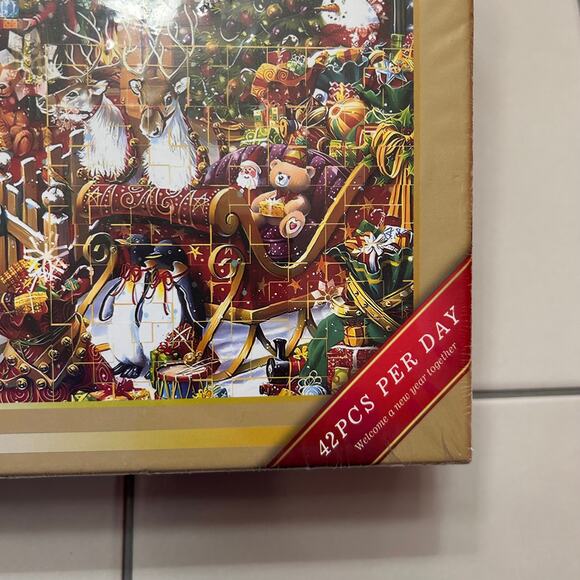 NEW1008 Piece Advent Christmas Jigsaw Puzzle - Picture 4 of 7